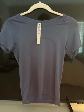 Women’s Short Sleeve Oasis Blue Swiftly Tech
